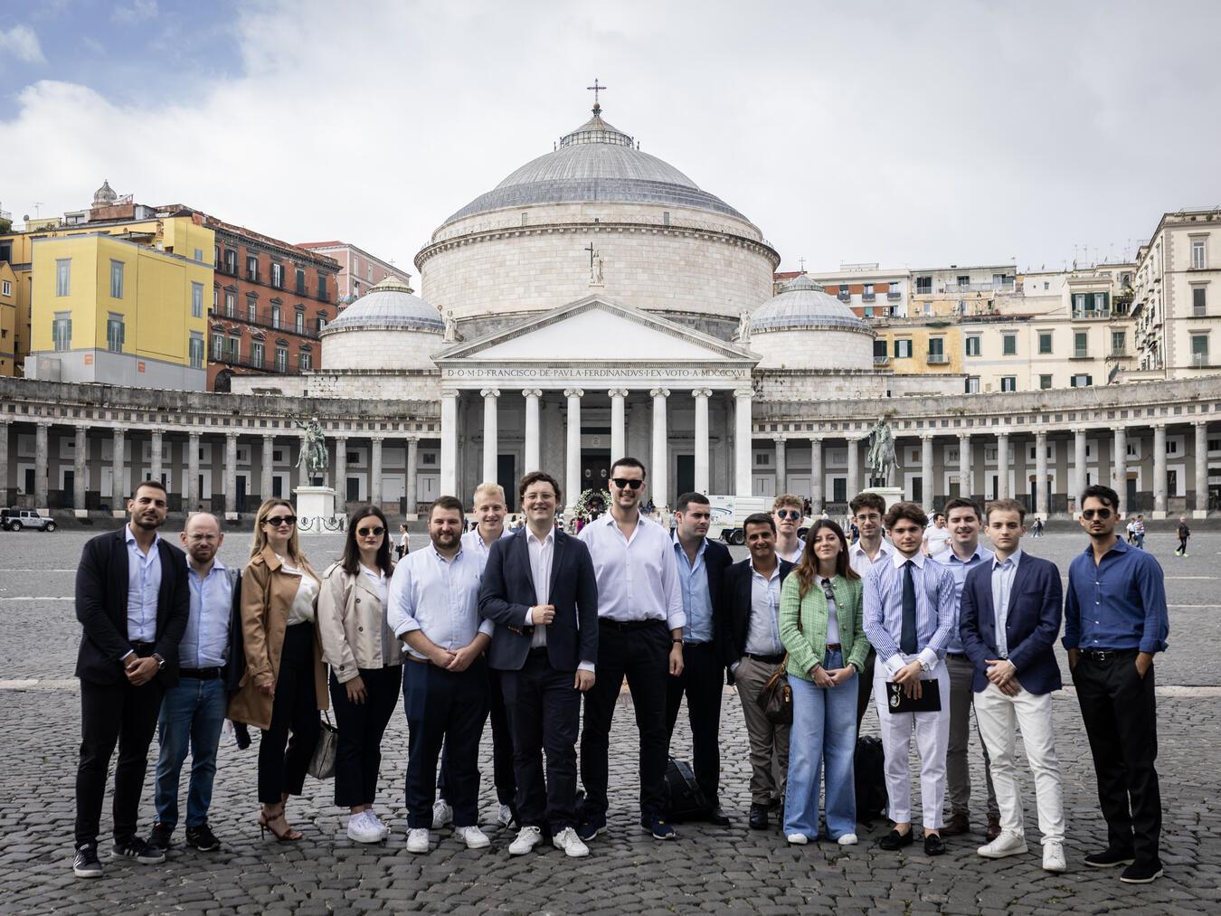 Auch eine Stadtführung stand auf dem Plan. Foto: Akos Kaiser