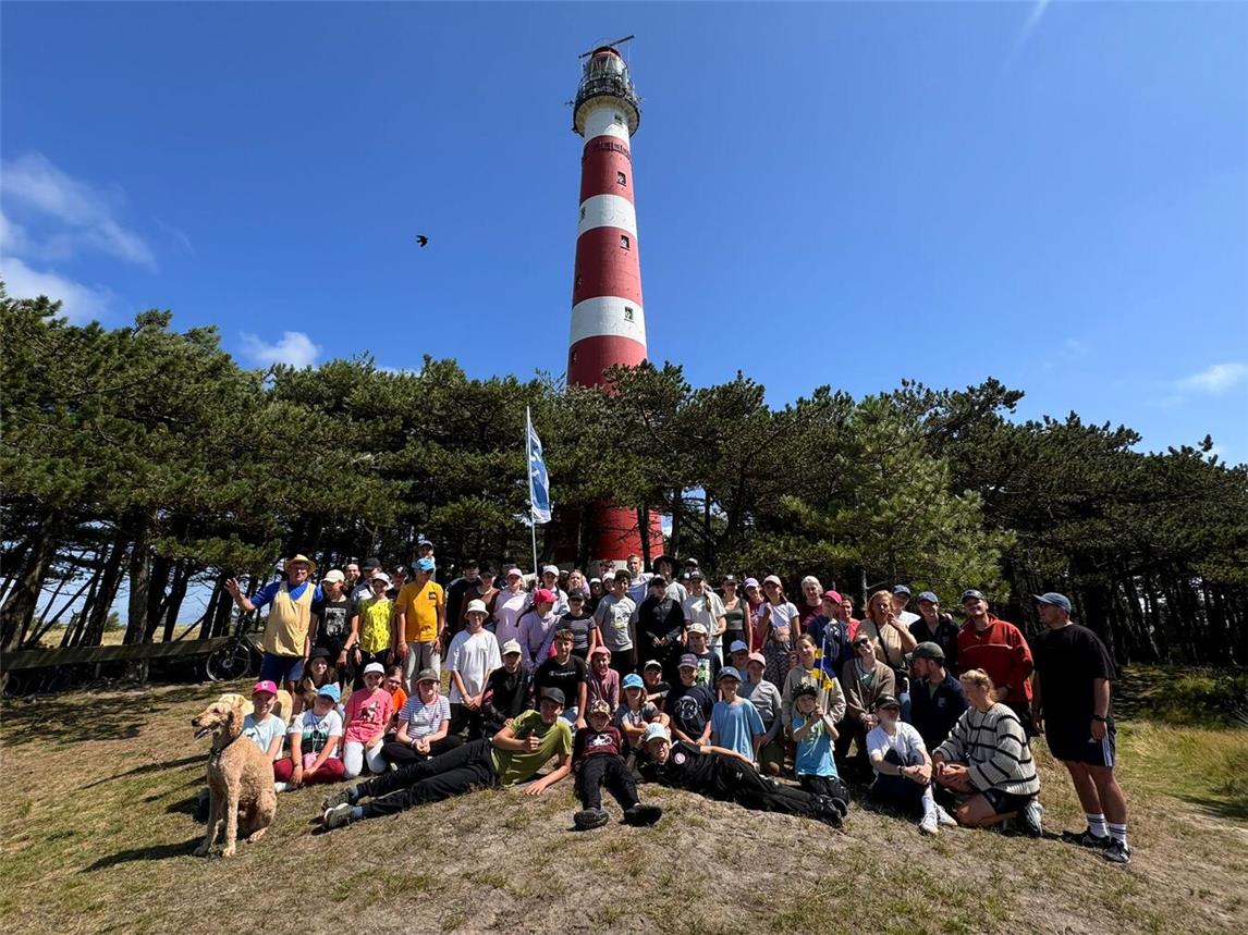 Auch in diesem Jahr war die Klever Pfarrgemeinde St. Mariä Himmelfahrt zu Besuch auf der Insel. Foto: Amelandlager St. Mariä Himmelfahrt