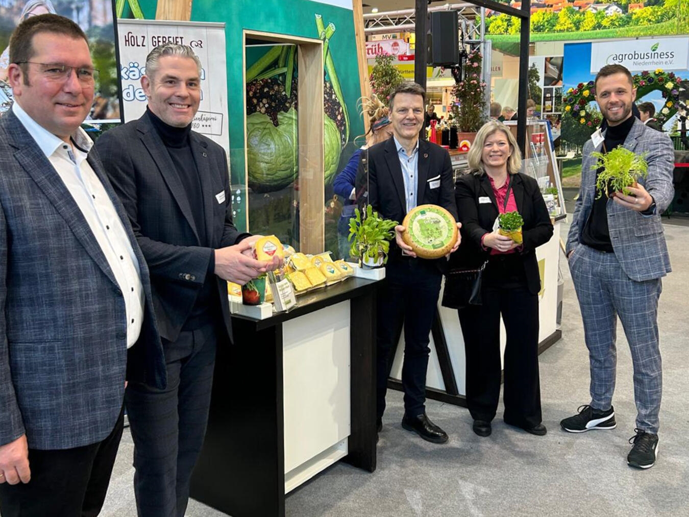 Auch Produkte vom Niederrhein gab es in Berlin zu sehen. Fotos: Thomas Michaelis