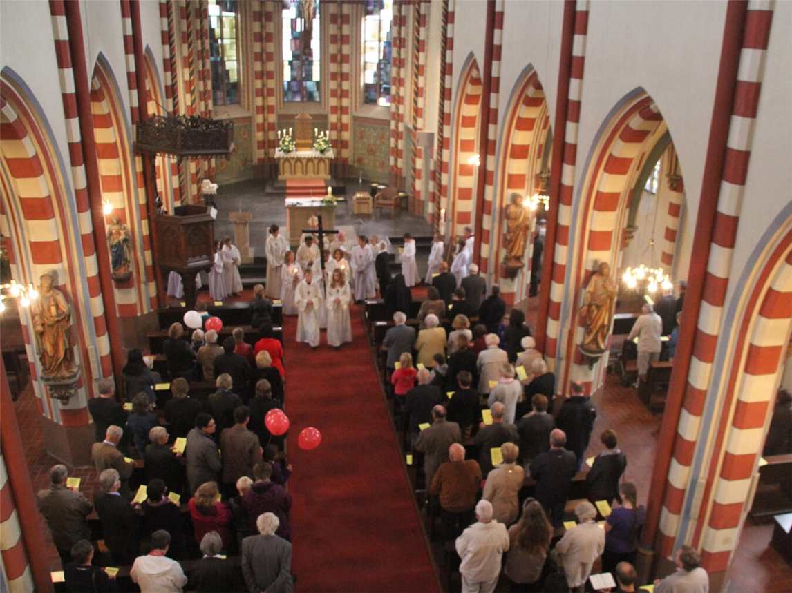 Auf das es voll werde: In diesem Jahr wird es einen Ostergottesdienst in der Kirche geben und auch die Erstkommunion an Christi Himmelfahrt wird in der Kirche stattfinden. NN-Foto (Archiv): hf