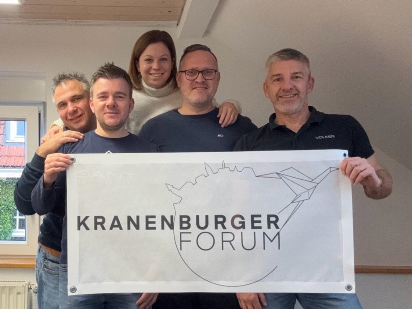 Auf dem Foto (v.l.): von links Chris,an Kupfernagel, Christoph Metz, Gesche Metz, Thorsten Tönisen, Volker Pellen. Foto: Forum Kranenburg