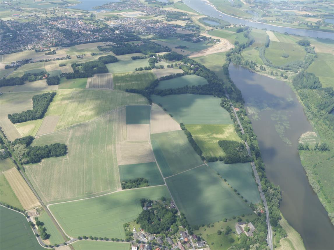Auf dem Fürstenberg bei Xanten liegen unter der Erde die Spuren des römischen Lagers.Foto: Baoquan Song/LVR-Amt für Bodendenkmalpflege im Rheinland