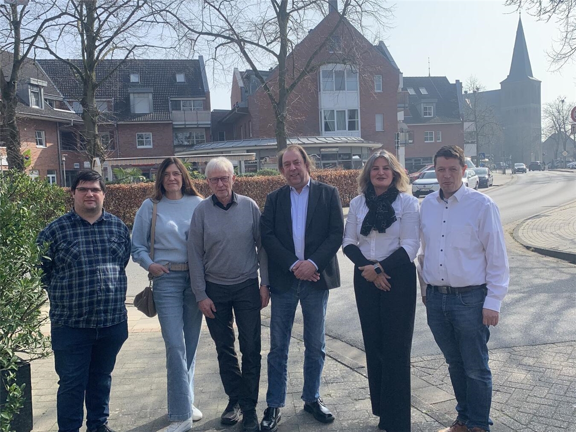 Auf dem Ortsparteitag (v. l.): Kai Naß, Barbara Börgers, Clemens Willing, David Kimmig, Tanja Hinz und Kreisfraktionsvorsitzender Stephan Haupt. Foto: privat