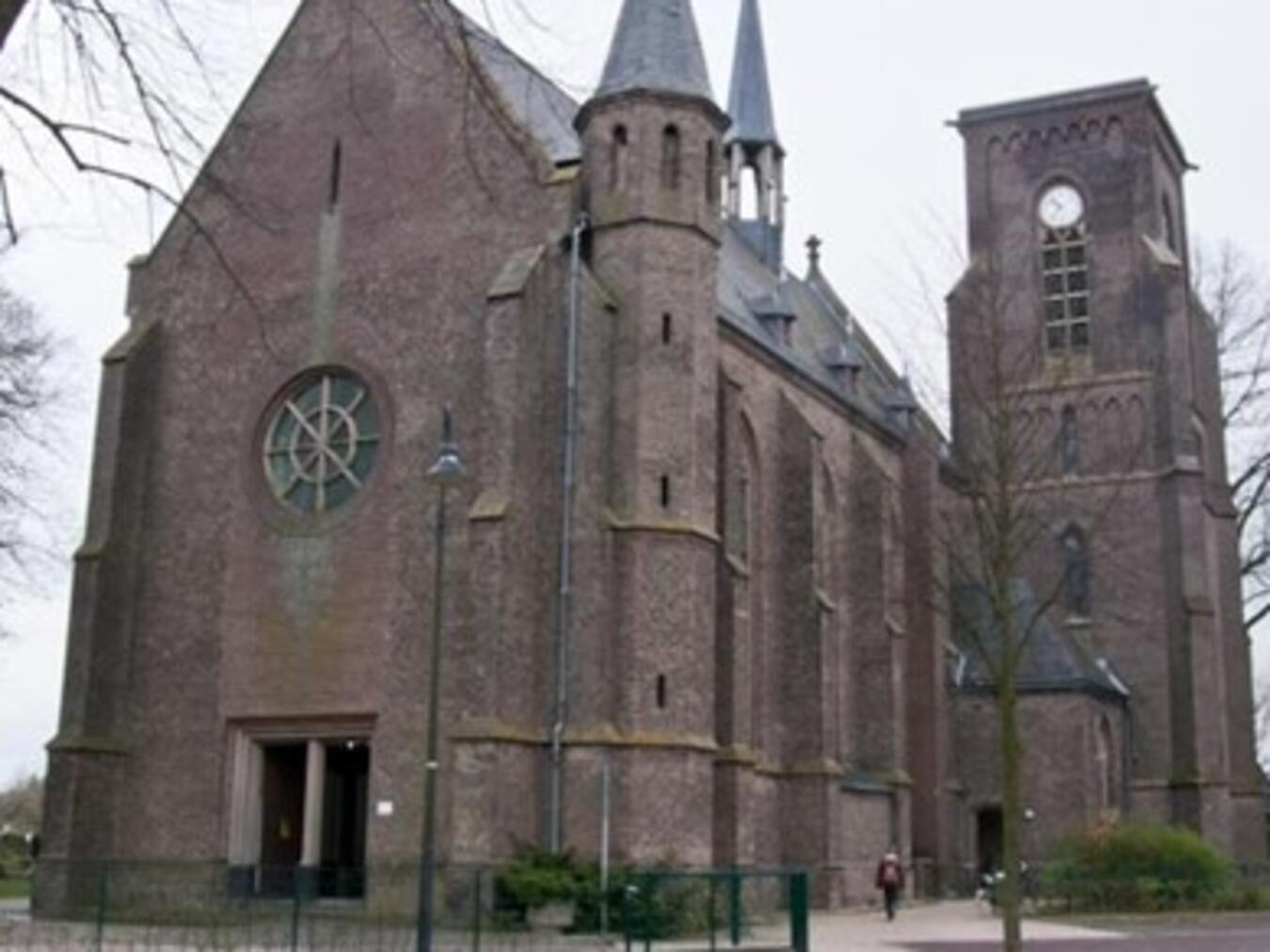 Trauer-Blutbuchen erinnern an sexuellen Missbrauch Auf der Grünfläche vor der St.-Anna-Kirche in Materborn soll der Baum gepflanzt werden. Foto: privat