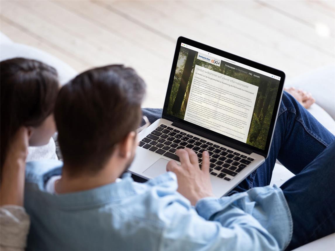 Auf der neuen Infoseite informieren die beiden Versorger über ihre Einschätzung. Foto: fizkes