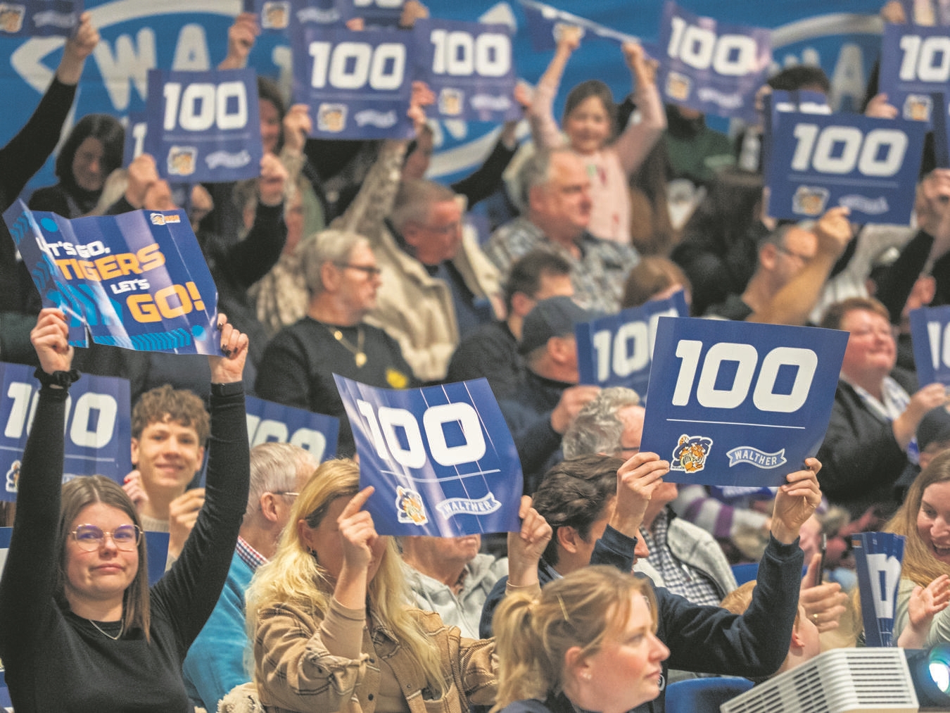 Auf die Unterstützung ihrer Fans können sich die Tigers verlassen.