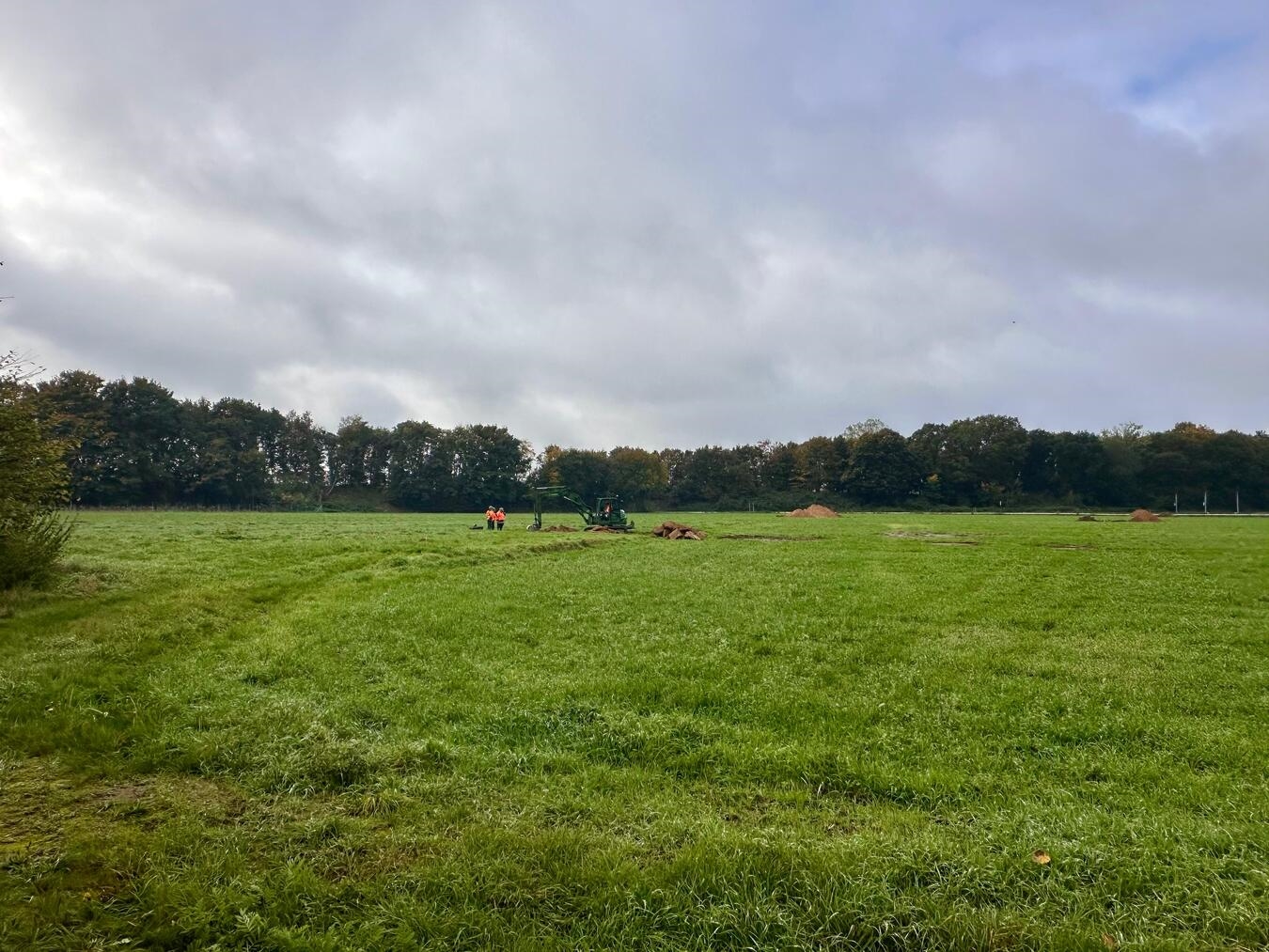 Erneuter Bombenfund nahe der Krefelder Straße in Geldern Auf einem Feld nahe der Krefelder Straße wurde eine Weltkriegsbombe gefunden.Foto: Stadt Geldern/Terhorst (Archiv