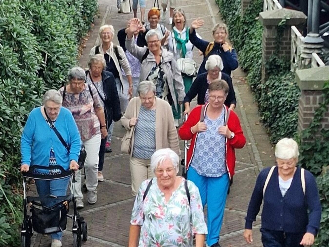 Auf Tour mit den Wanderfreunden Nieukerk.Foto: privat