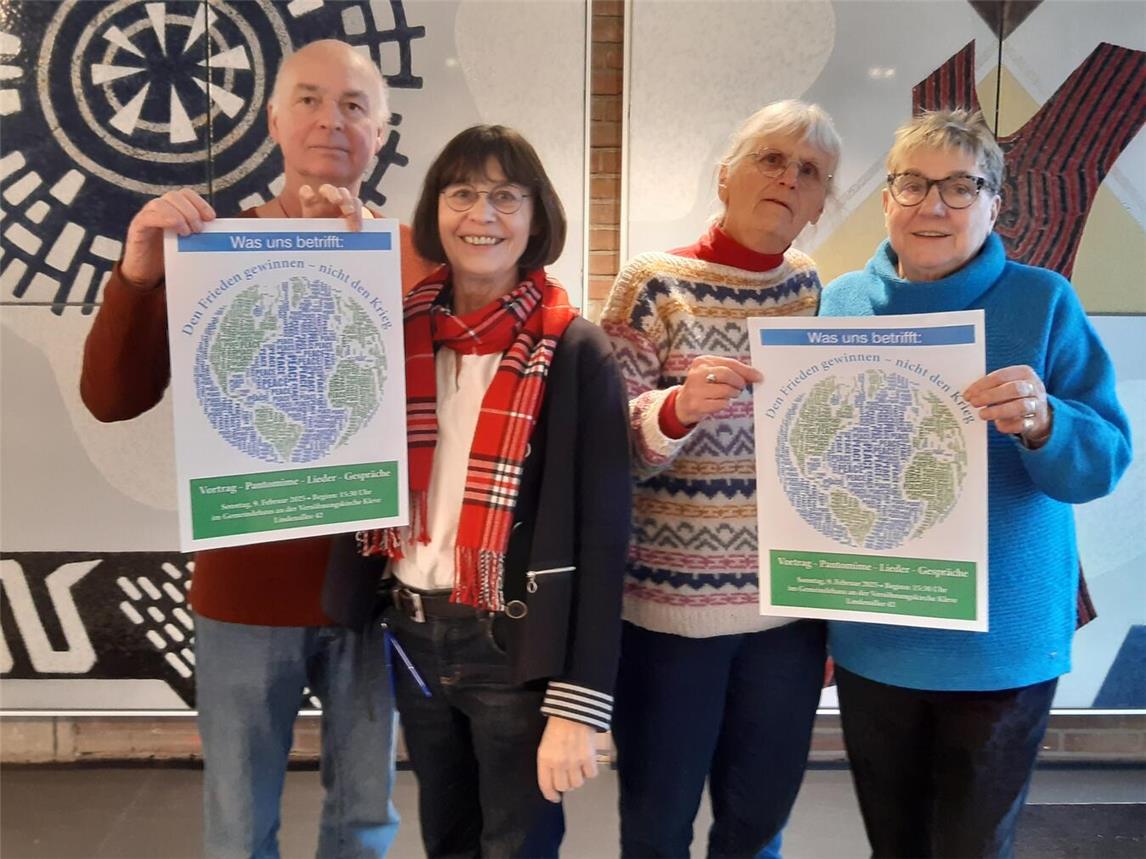 Auf viele Besucher freuen sich (v.r.): Harald Kleinecke, Hiltrud Schoonhoven, Ria Makein und Marianne Hütz. Foto: privat