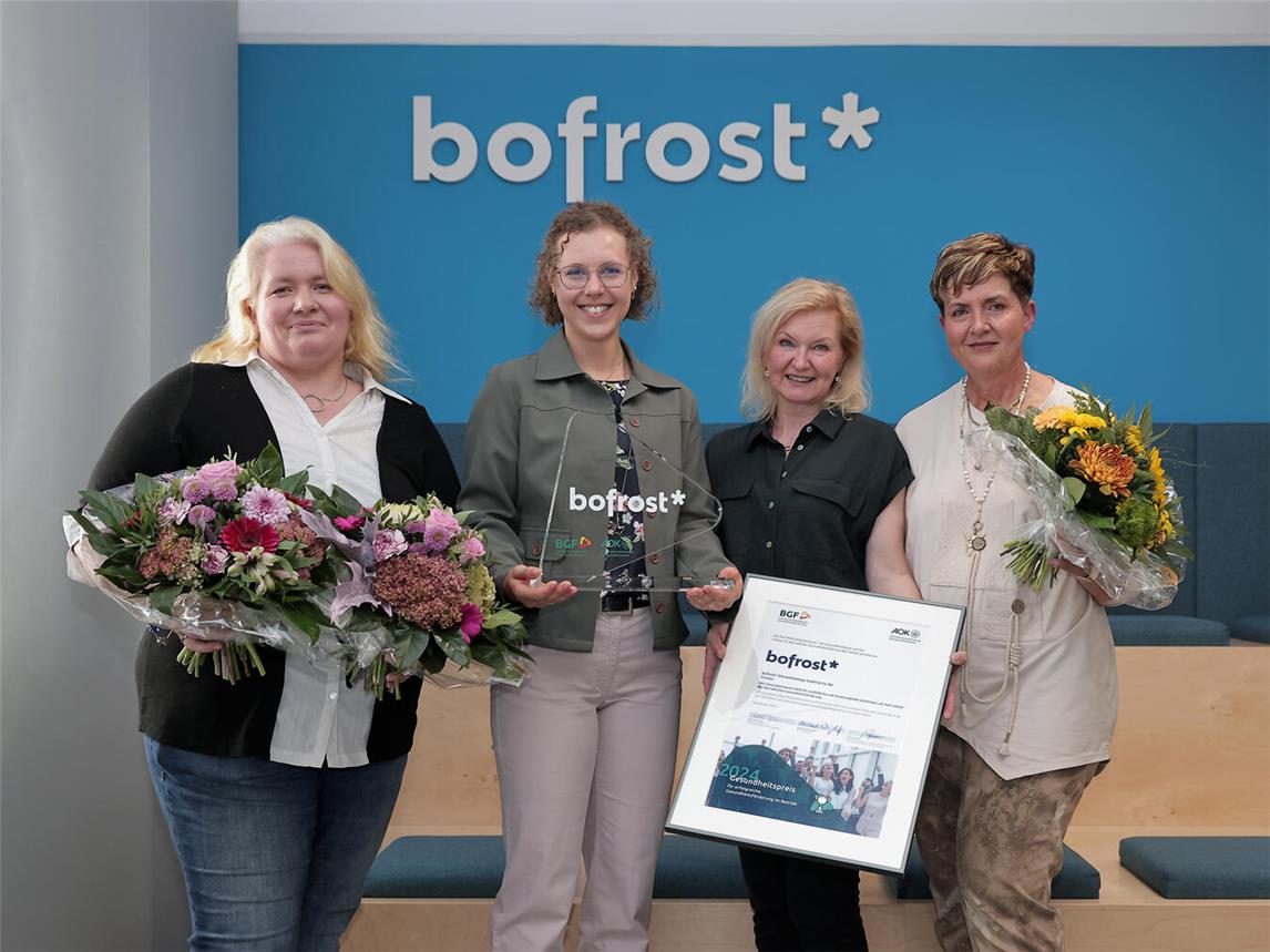 Auszeichnung für die Firma Bofrost. Foto: Dirk Jochmann 
