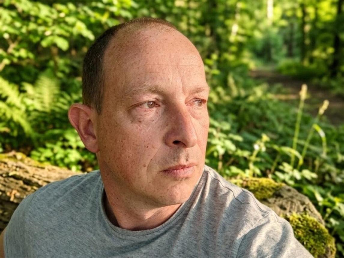 Autor Bastiaan Hurkmans präsentiert sein neues Buch. Foto: privat