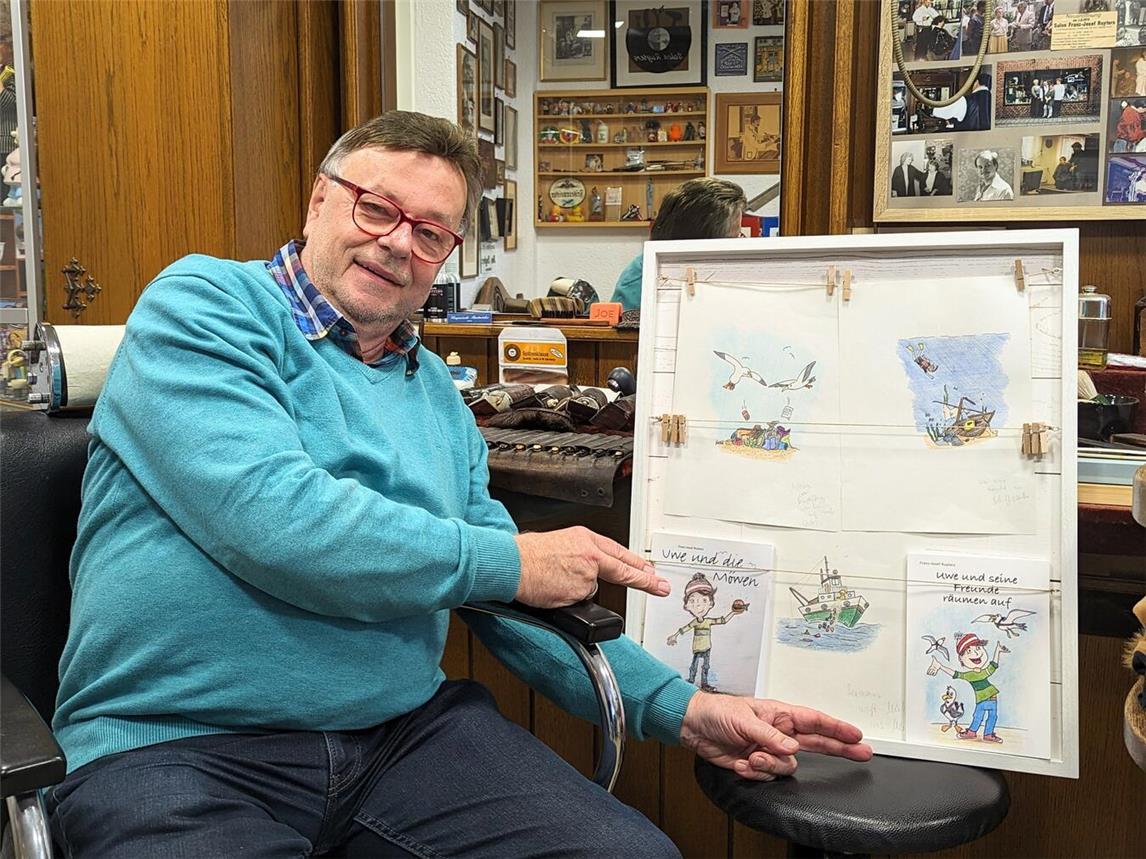 Autor Franz-Josef Ruyters schickt seinen Charakter Uwe auf neue Abenteuer.Foto: J. Kurschatke