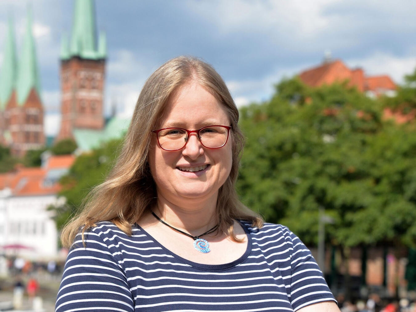 Porträt der Autorin Yvonne Struck, fotografiert von Krause in Lübeck.