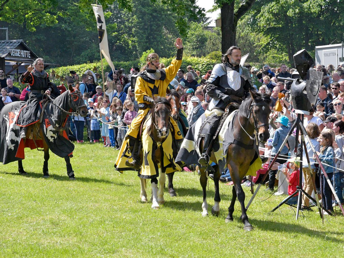 Bei den Ritterkämpfen zeigen Pferd und Reiter ihr Bestes. NN-Fotos (2/ Archiv): Rüdiger Dehnen