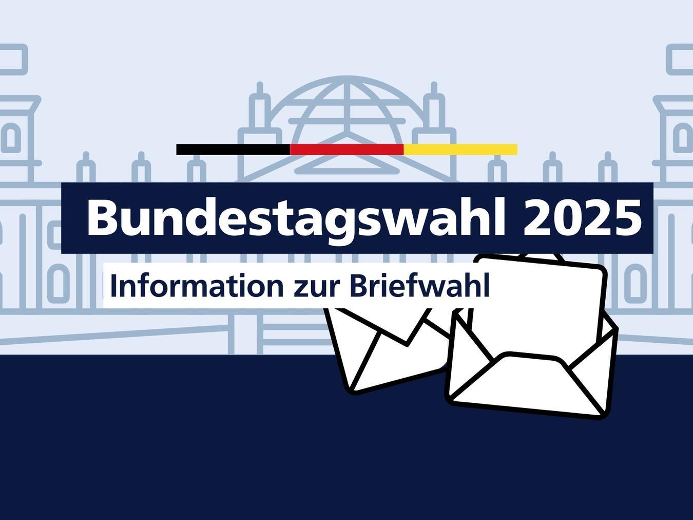 Bei der Bundestagswahl kann auch wieder per Brief abgestimmt werden. Grafik: Stadt Rheinberg