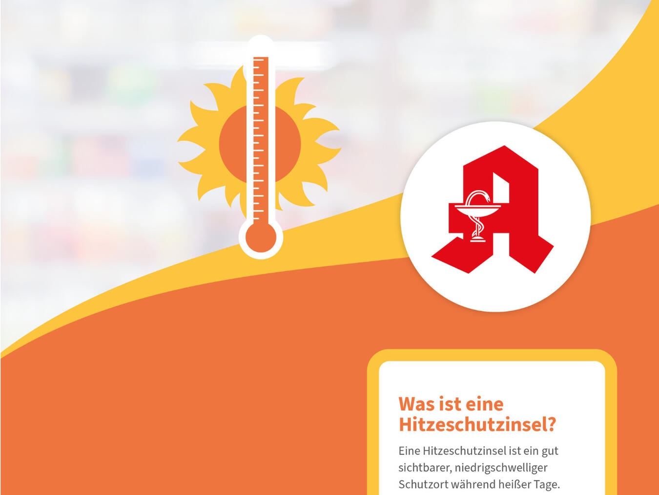 "Apotheke als Hitzeschutzinsel: Beratung und kühlende Rückzugsorte für Senioren und chronisch Kranke bei hohen Temperaturen."