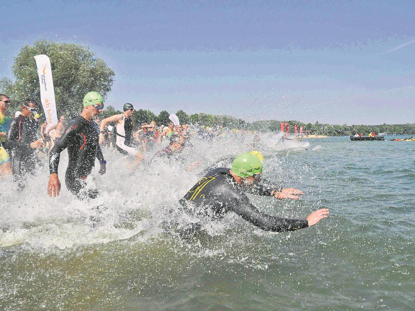 Bei sommerlichen Temperaturen bietet der See willkommene Abkühlung. Foto: Archiv/privat