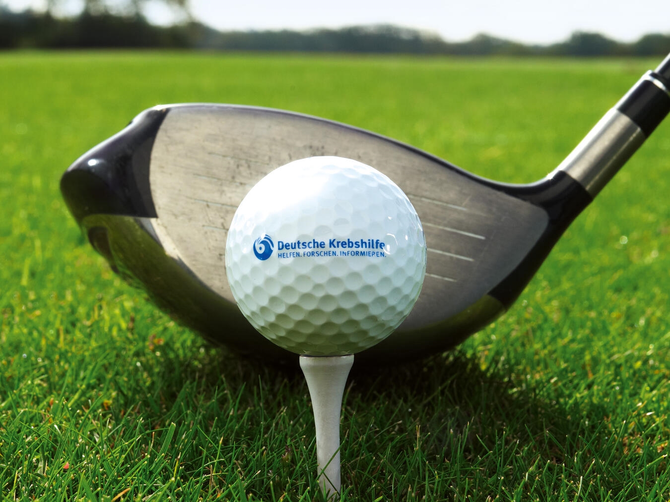 "Teilnehmer beim Benefiz-Golfturnier der Deutschen Krebshilfe zeigen sportliches Engagement und Solidarität"