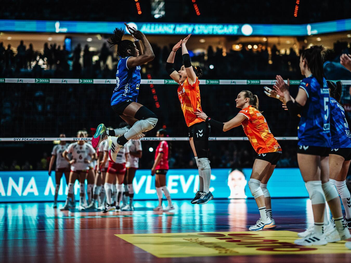 Beim ersten Volley-Wundertag steht die Freude am Volleyball im Vordergrund. Foto: Justus Stegemann