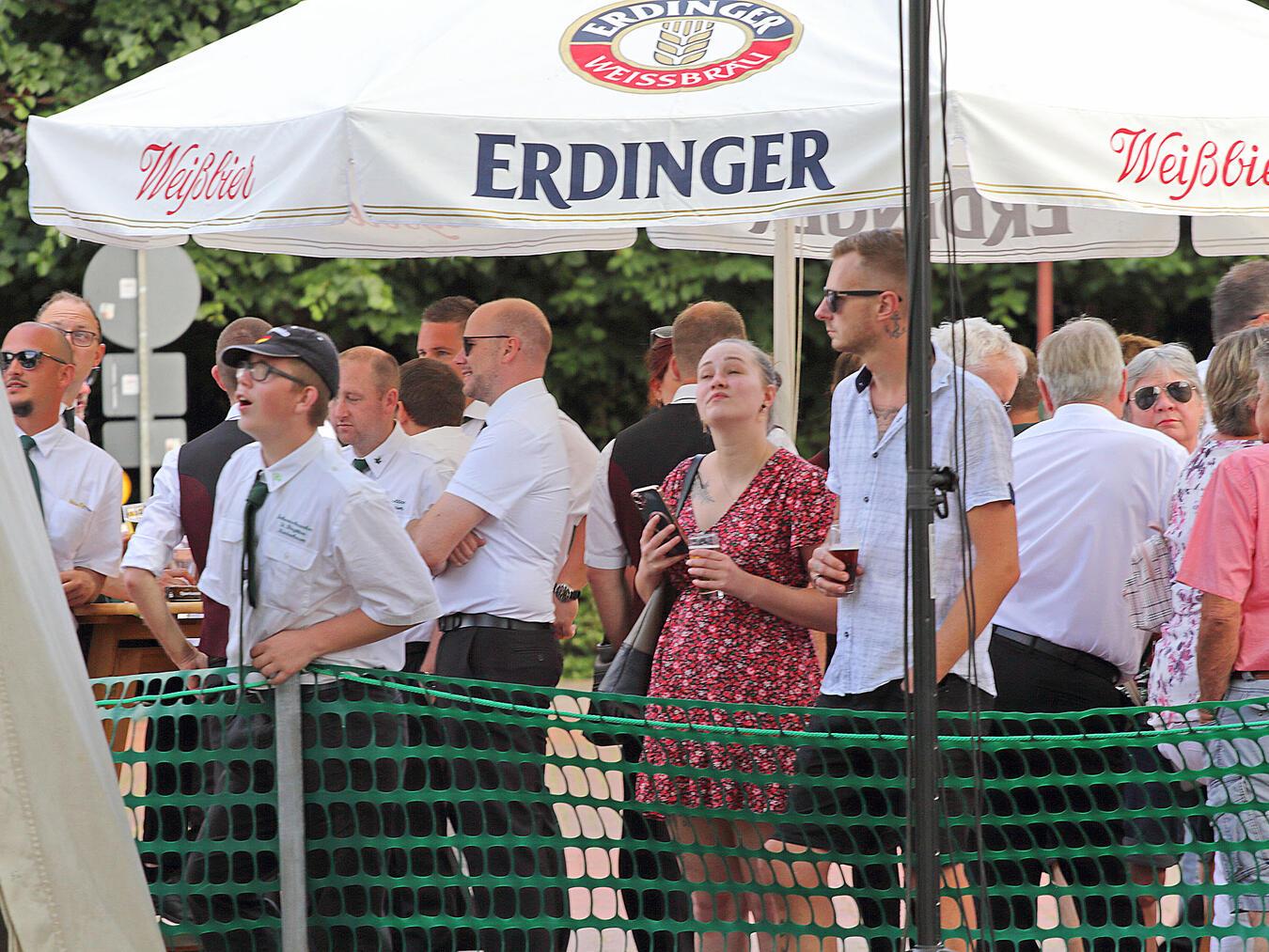 Beim Preis- und Königsschießen war eine Menge los. NN-Foto: Theo Leie