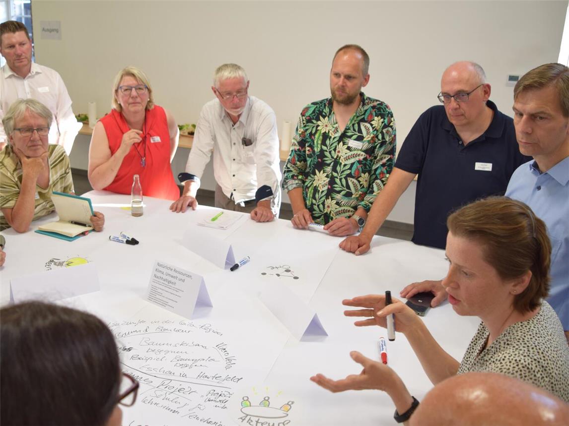 Beim Regionalforum in Pont 2022 wurden aktiv zu neuen Projektideen für die Region diskutiert. Die Leader-Region bringt Engagierte aus Nettetal, Straelen, Geldern und Kevelaer zusammen.Foto: privat