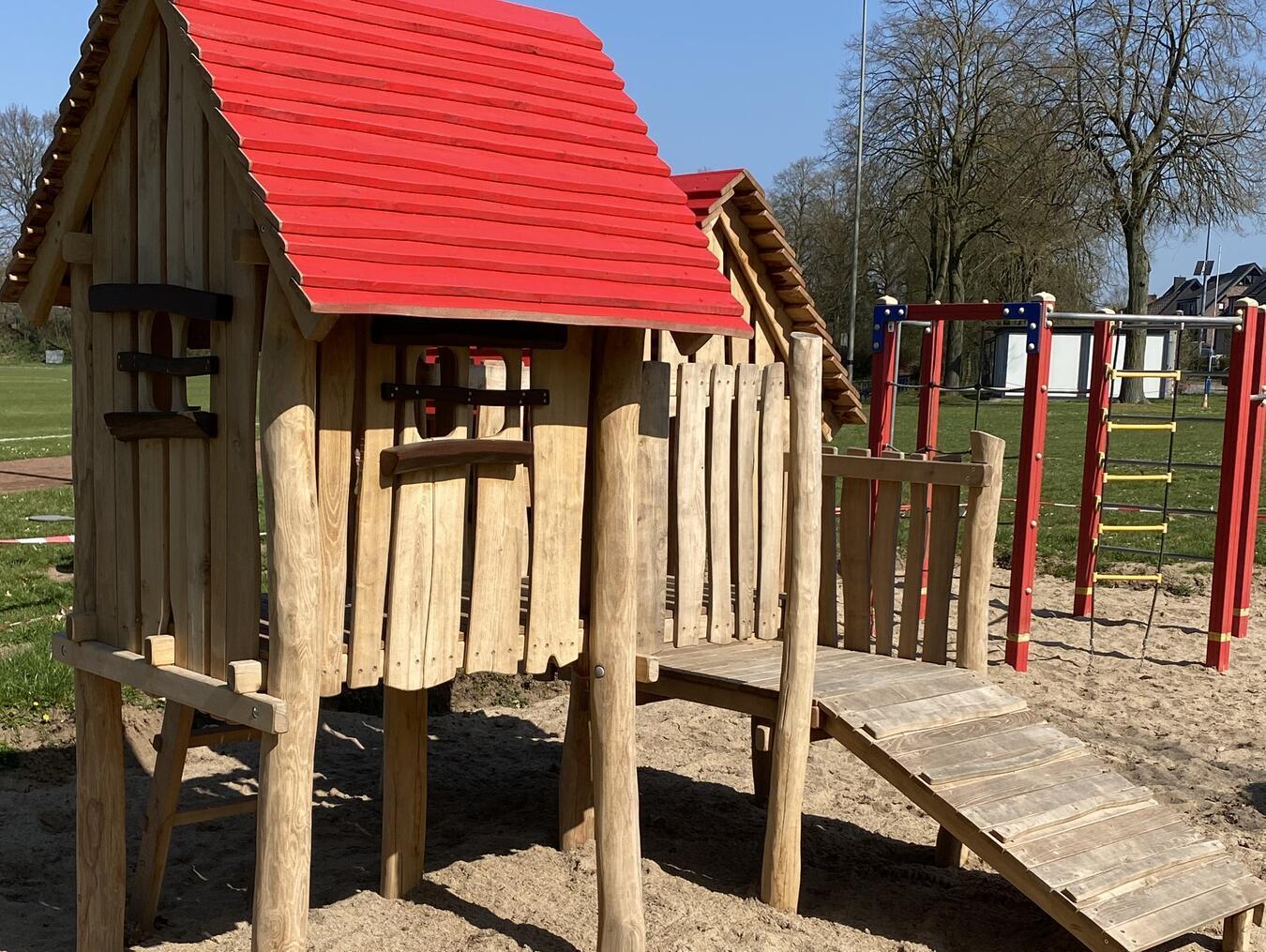 Beim SV Millingen konnte durch die LEADER-Förderung ein kleiner Spielplatz gebaut werden. Foto: LEADER