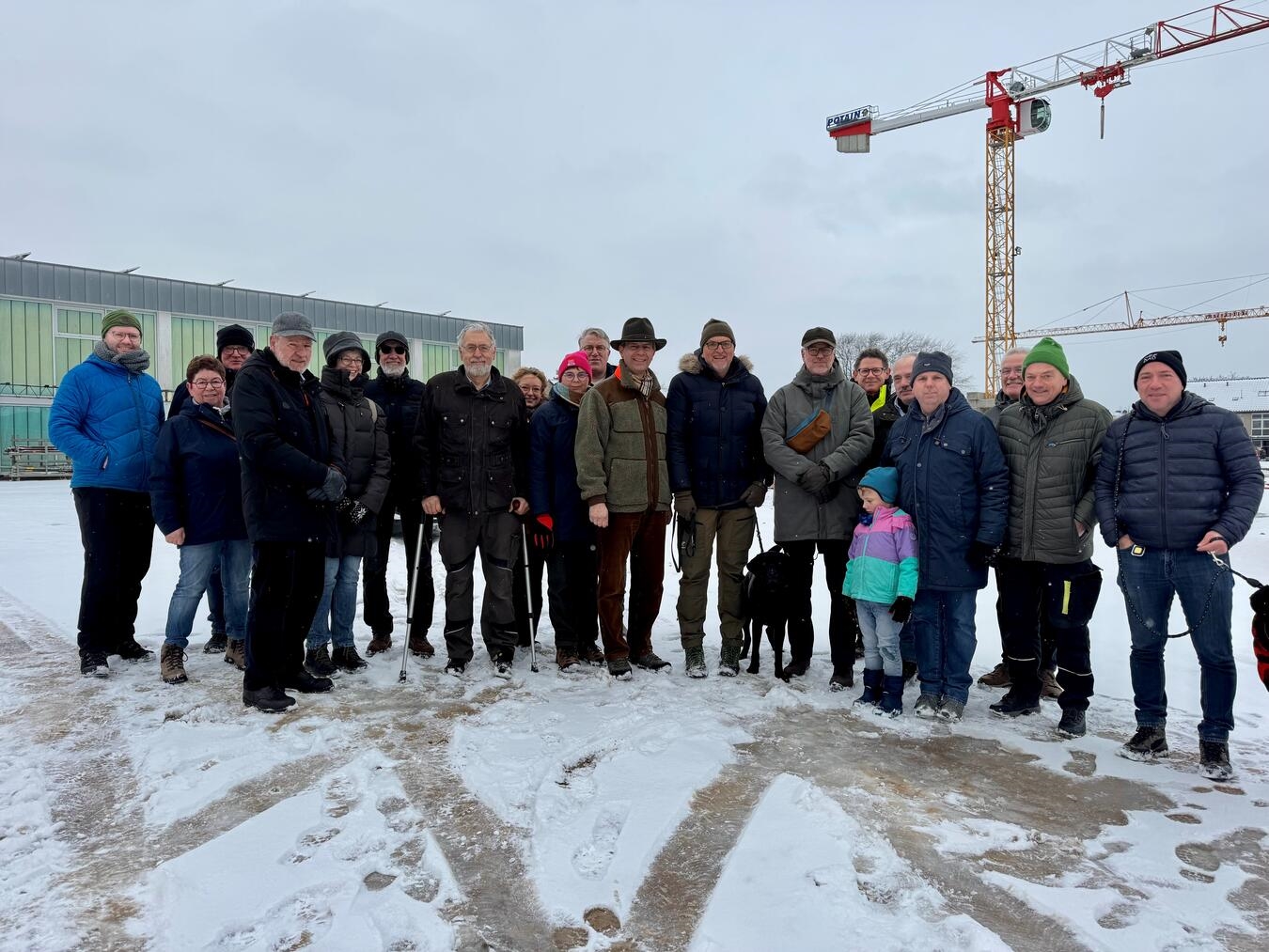 Beim traditionellen Neujahrsspaziergang informierte sich die CDU Weeze über aktuelle Themen.Foto: privat