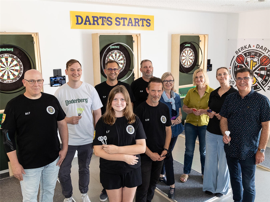 Beim TuS 08 Rheinberg wird jetzt auch Dart gespielt. Foto: Peter Meulmann