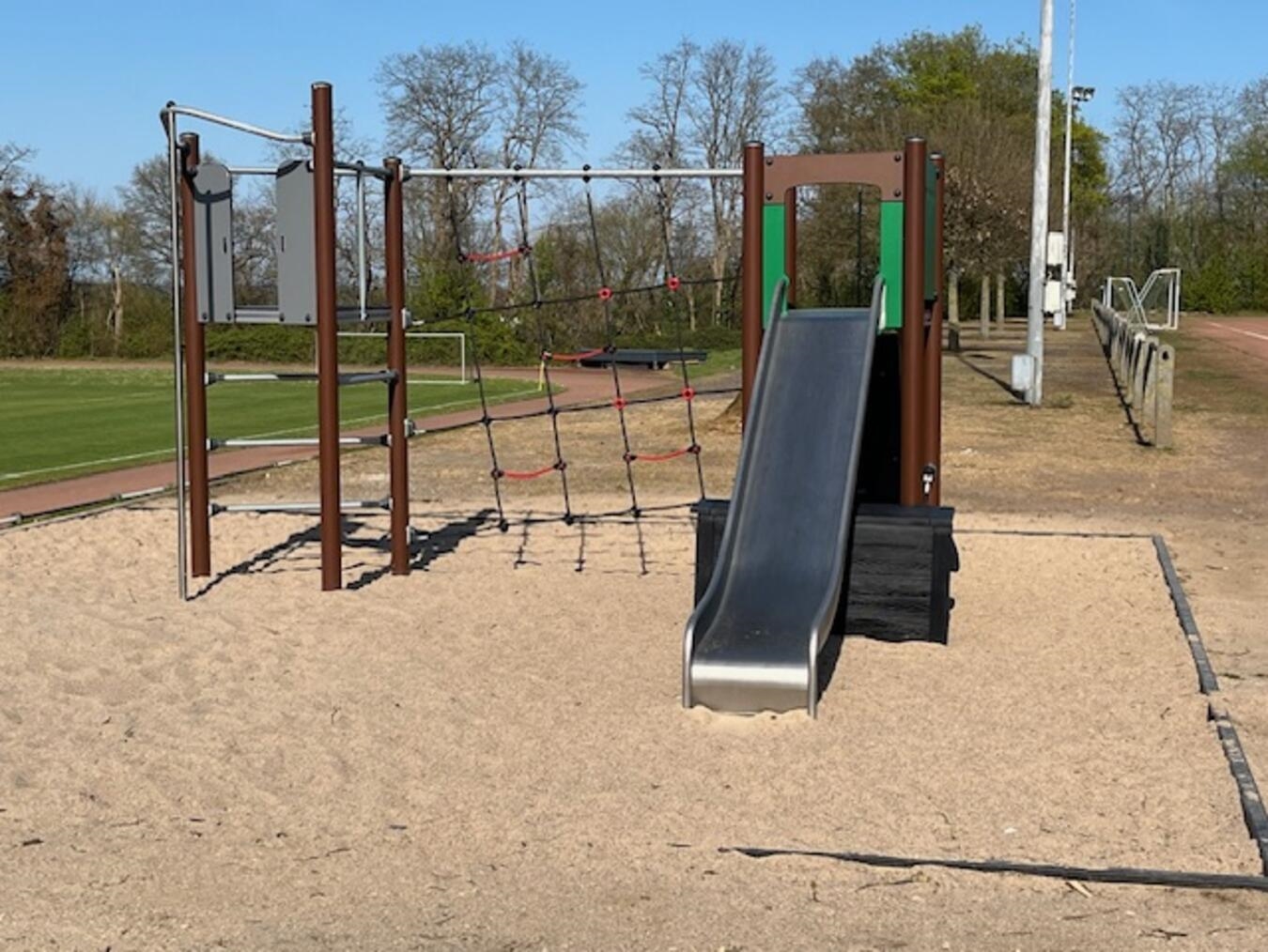Beim TuS Xanten wurde etwa der Bau dieses Spielplatzes bereits durch die Kleinprojektförderung unterstützt. Foto: Leader