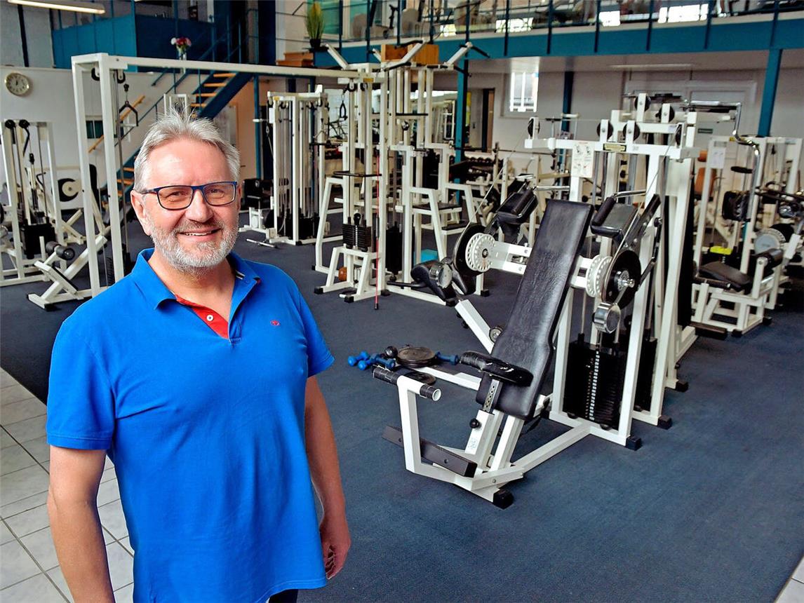 Benedikt Okon hat im Oktober 1994 sein Fitnessstudio in Kellen eröffnet. NN-Foto: Rüdiger Dehnen