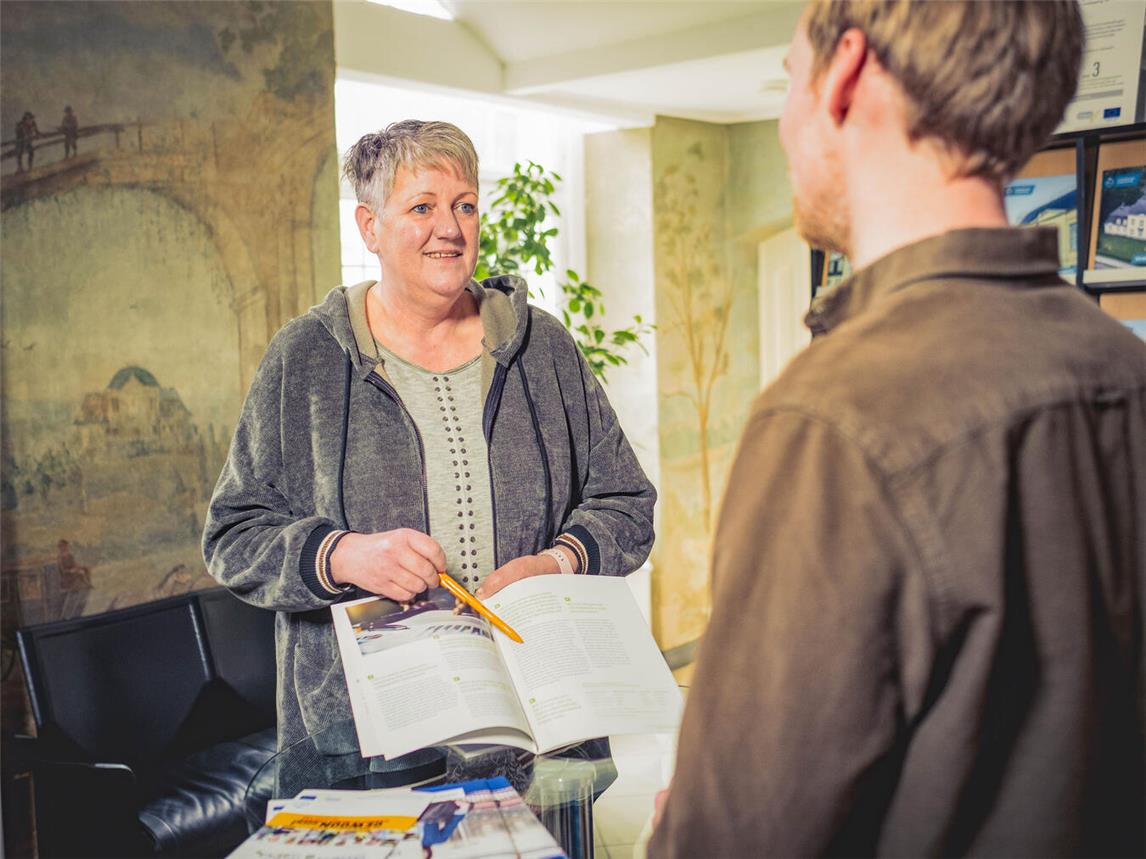 Beraterin Carola Schroer.Foto: GrenzInfoPunkt Rhein-Waal