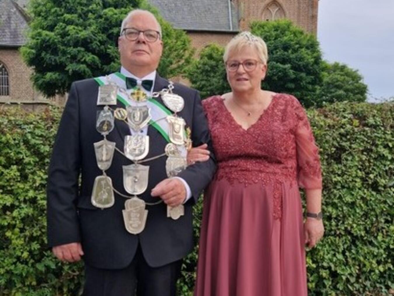 Bernhard und Elke Hußmann sind das noch amtierende Königspaar.Foto: privat