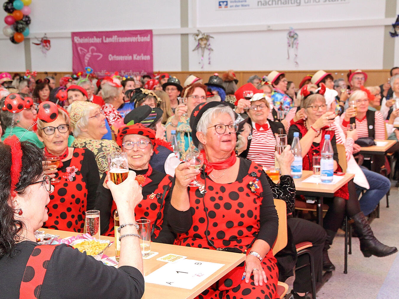 Beste Stimmung im Saal. 