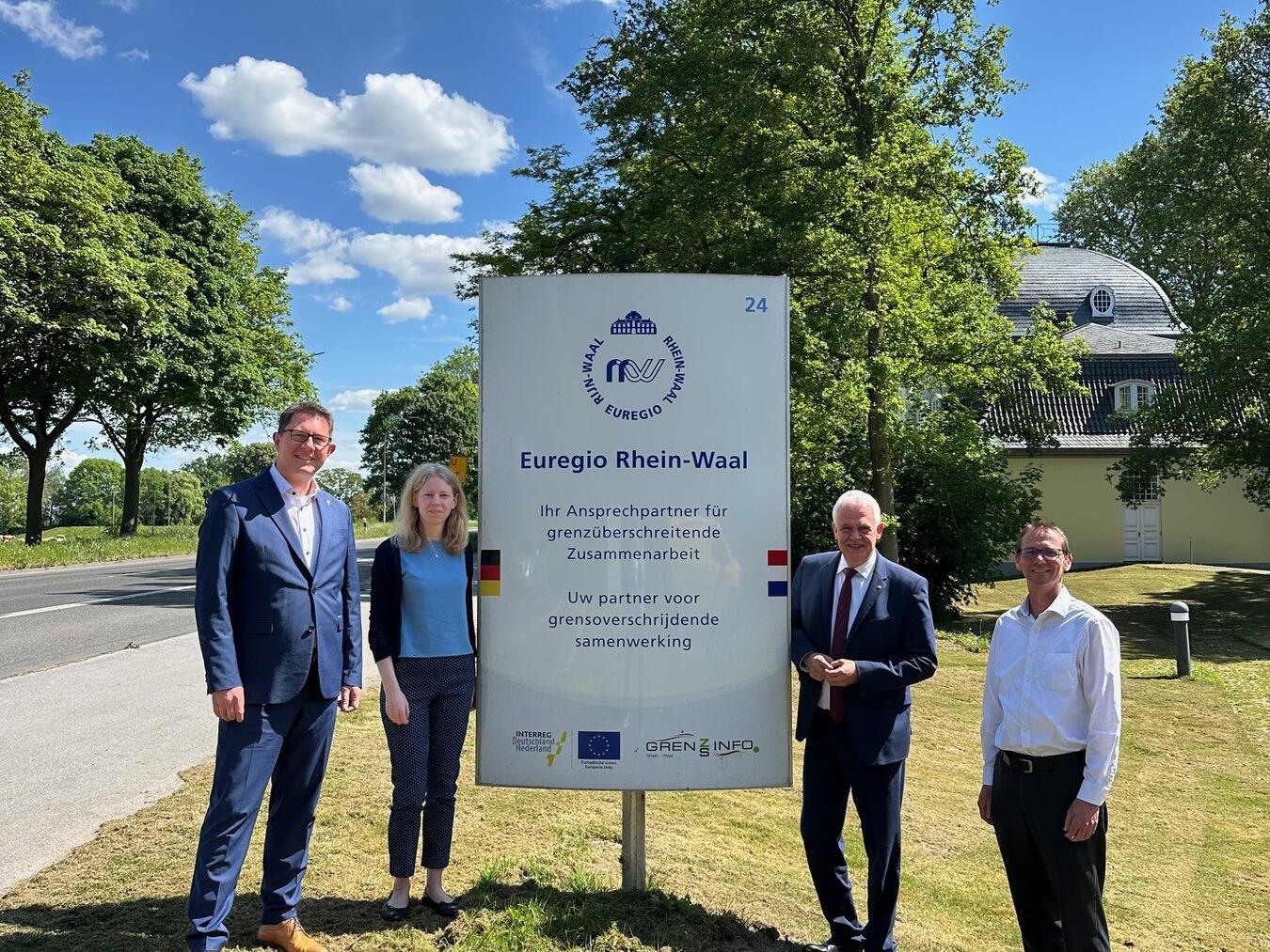 Günther Bergmann bei der Euregio Rhein-Waal 