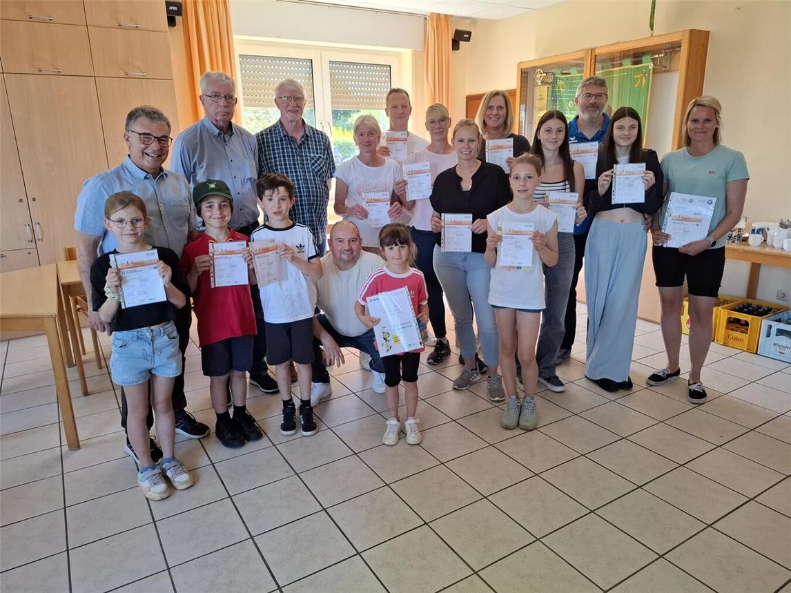 Sportabzeichenverleihung beim SV Millingen