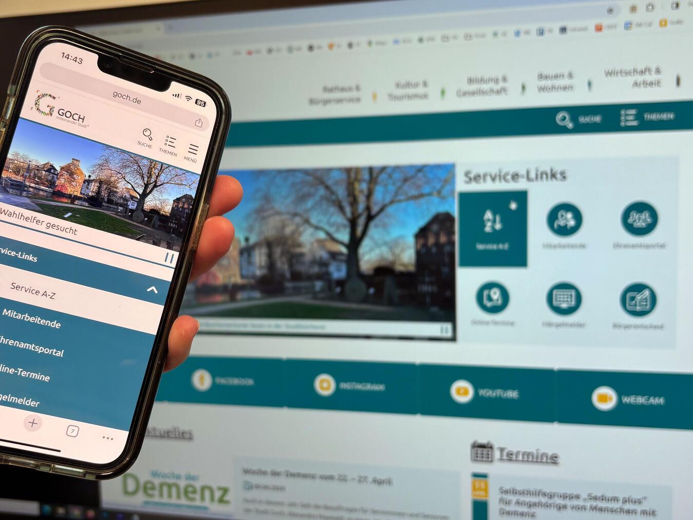 24 Stunden am Tag verfügbar 