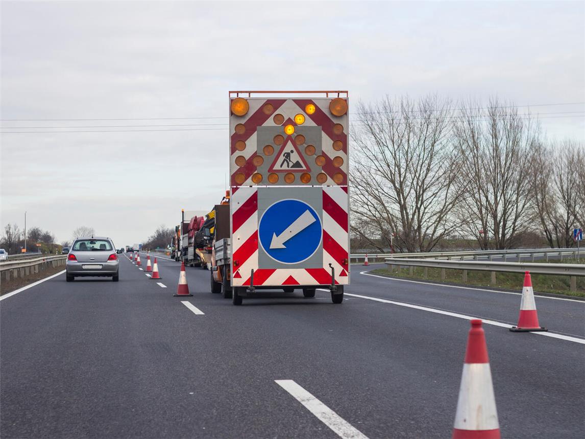 A40: Sperrung eines Fahrstreifens
