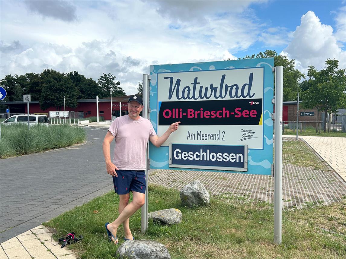 1Live und Freizeitzentrum Xanten benennen die Xantener Südsee um 