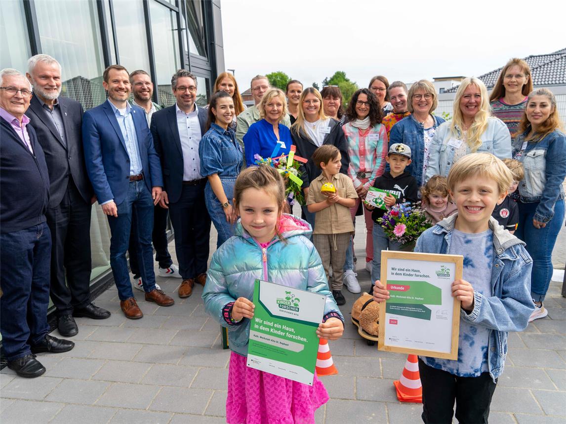 Zertifizierung als „Haus in dem Kinder forschen“