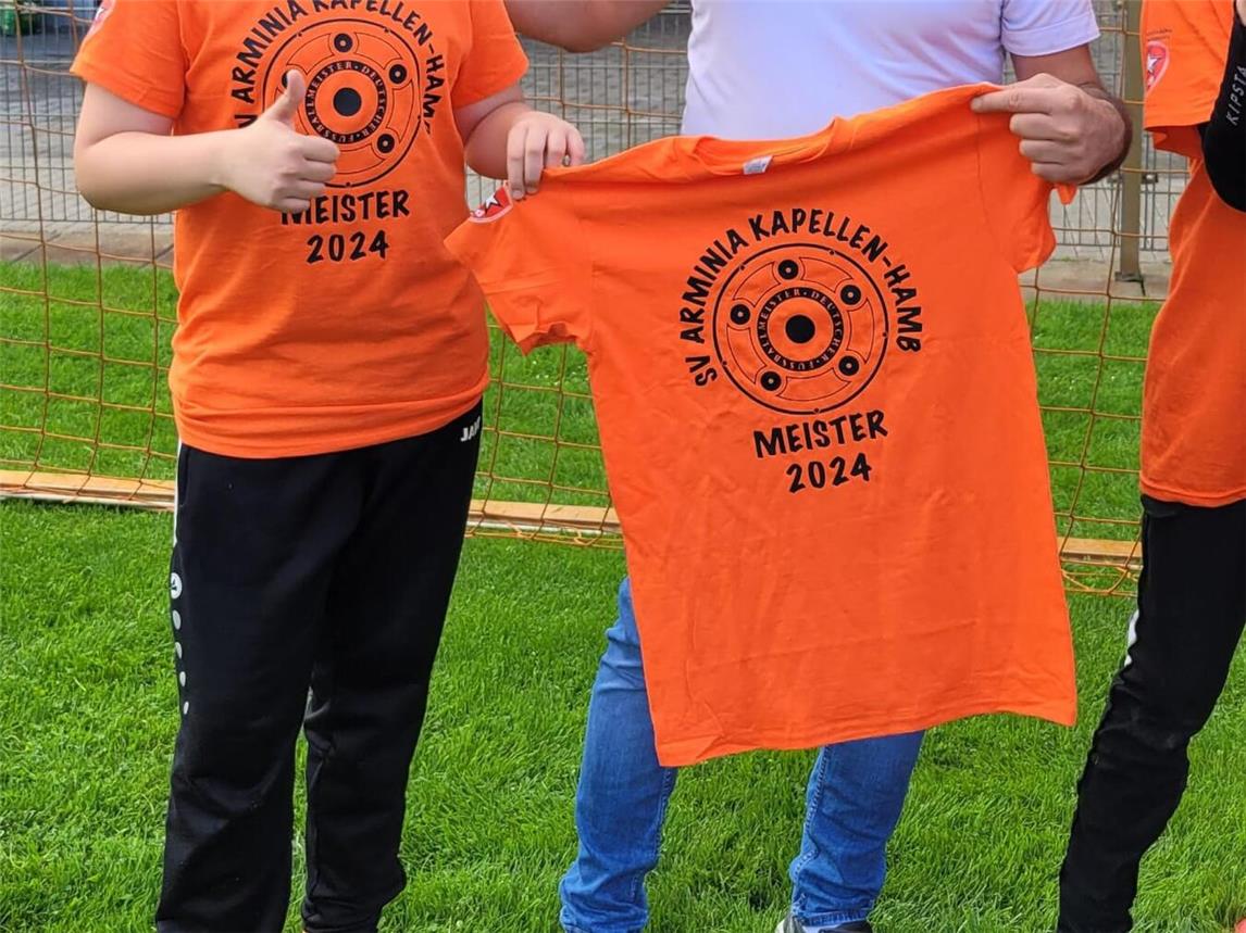 Meister-Shirts für die Arminia