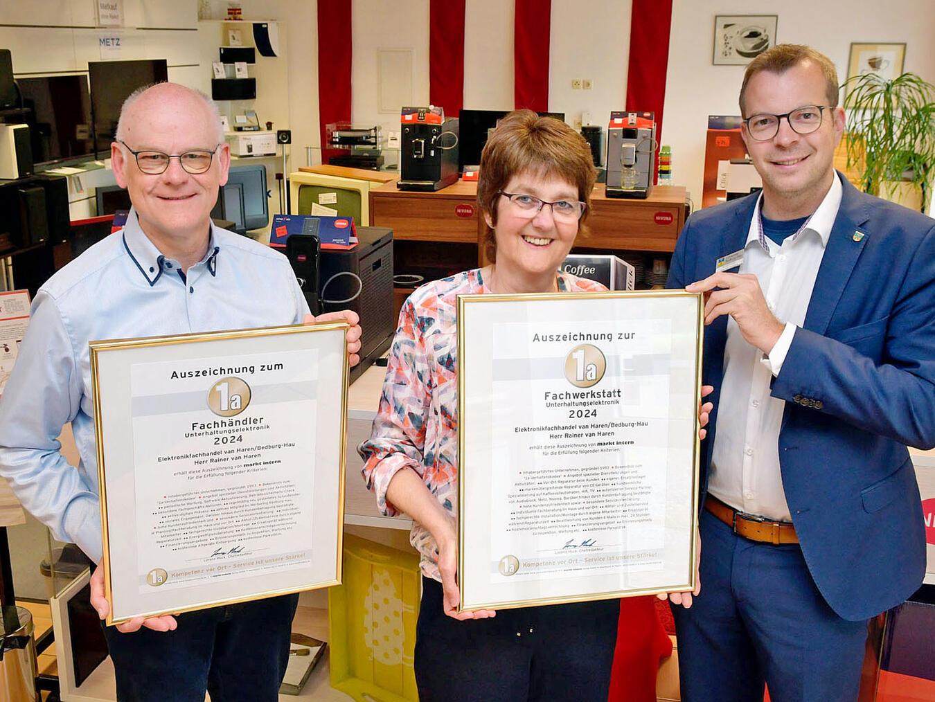 Elektronikfachhandel glänzt beim 1a-Prüfverfahren 