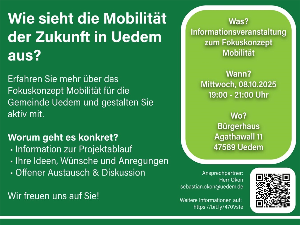 Bürgerbeteiligung zum Fokuskonzept Mobilität