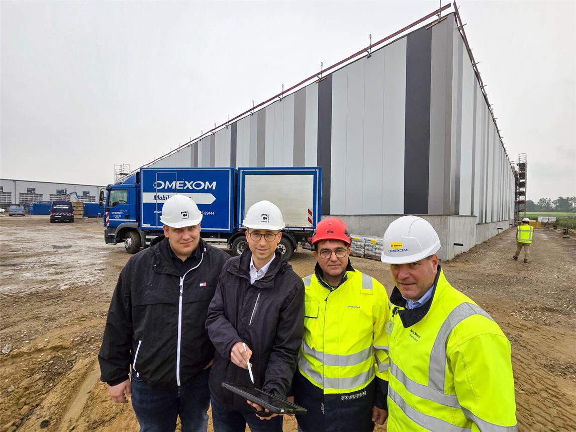 Omexom Mobile Power erweitert Gewerbeflächen in Uedem