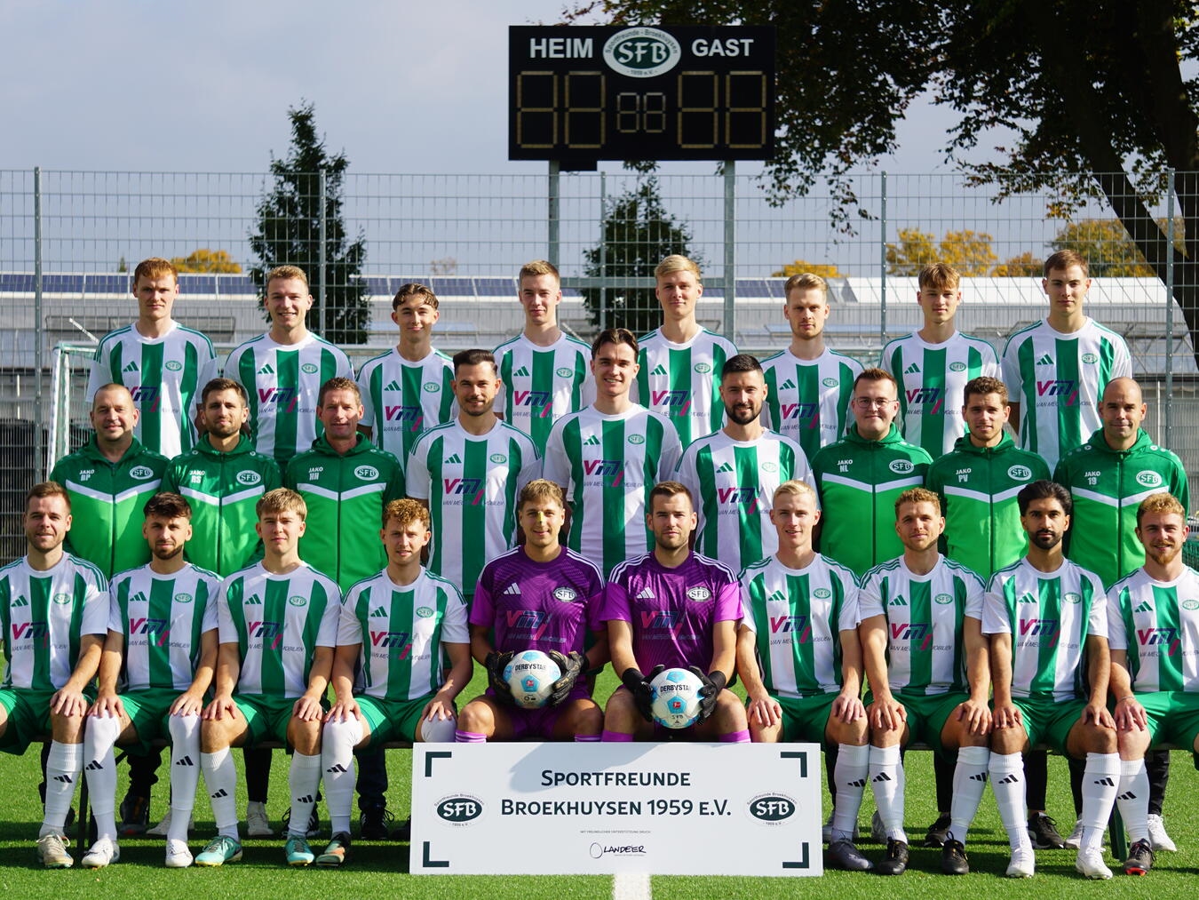 Neue Trikots für die Sportfreunde Broekhuysen