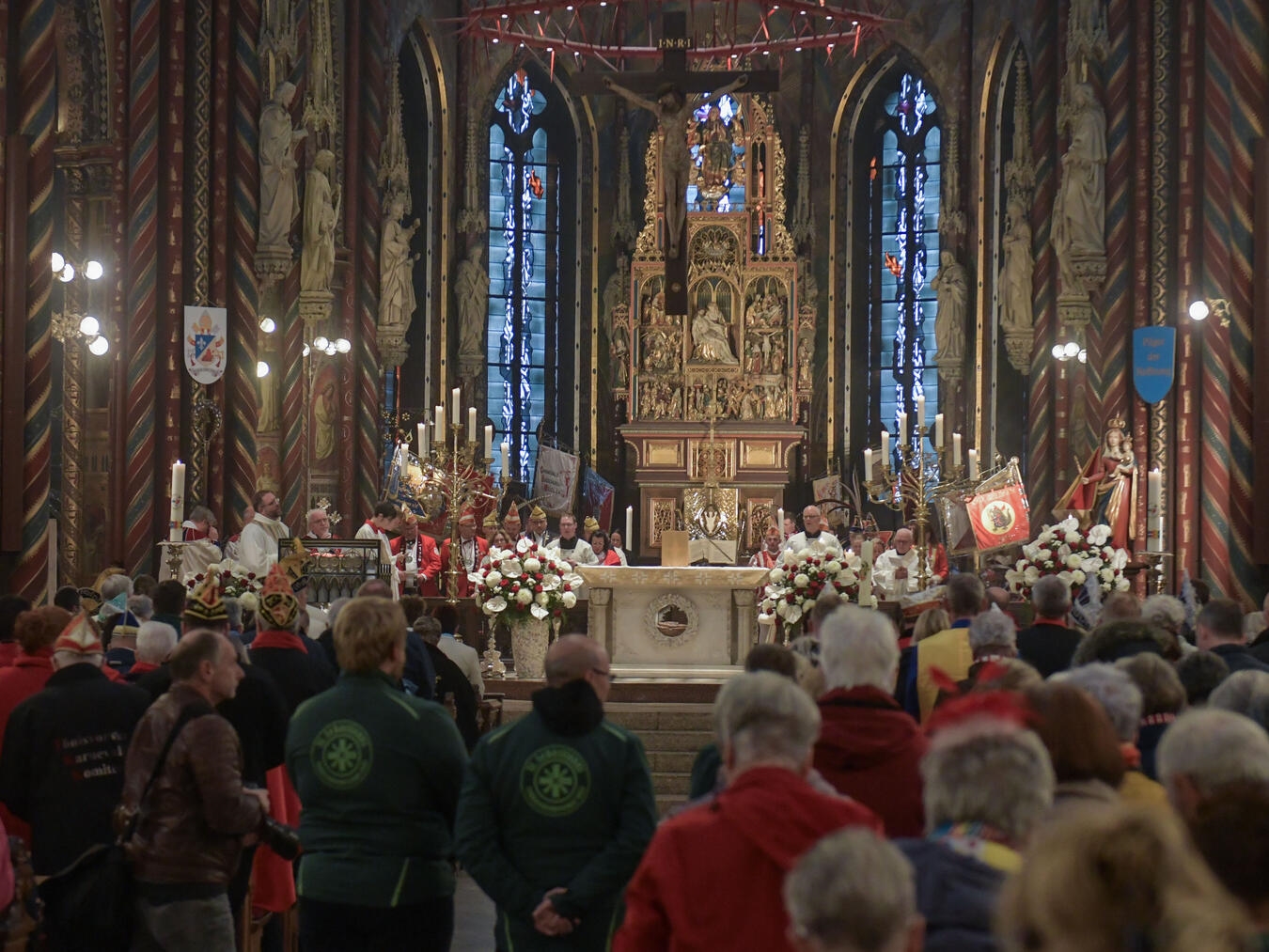 Karnevalisten auf Pilgerfahrt nach Kevelaer 