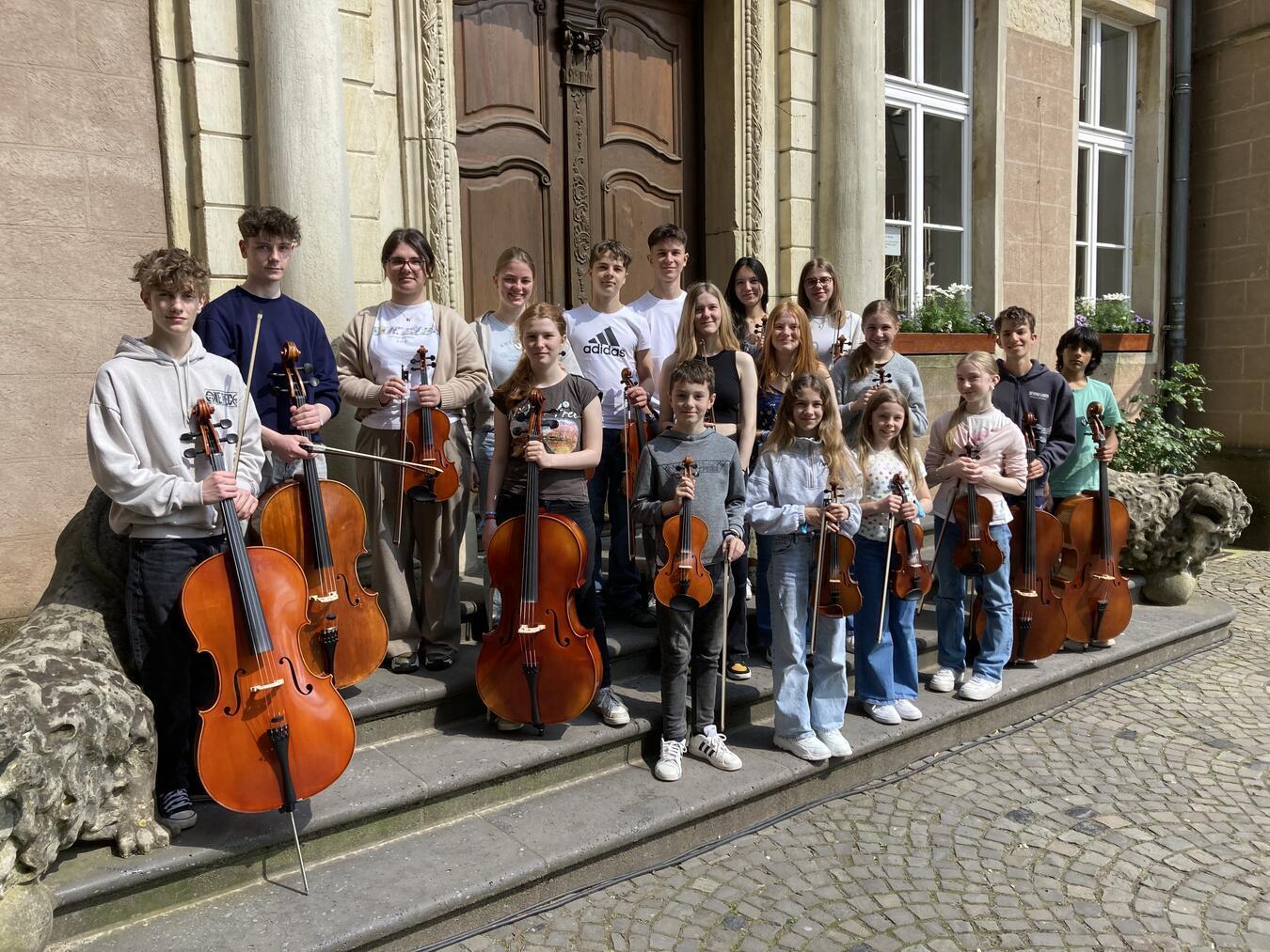 Niederrheinisches Jugendstreichorchester in Alpen 