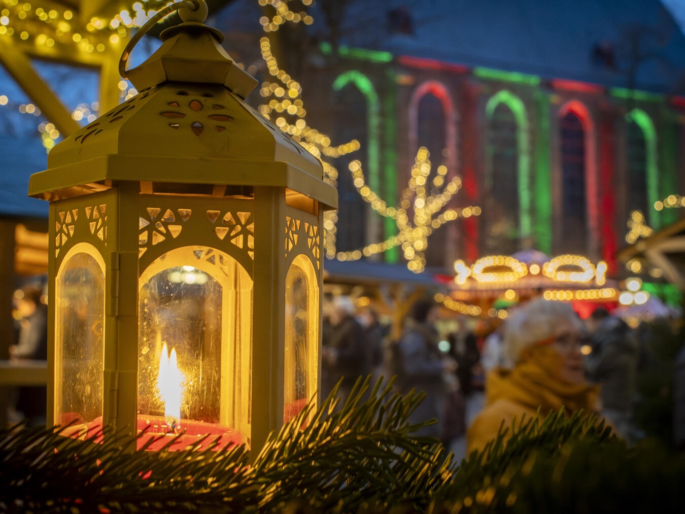 Der Krippenmarkt in Kevelaer ist in vollem Gange
