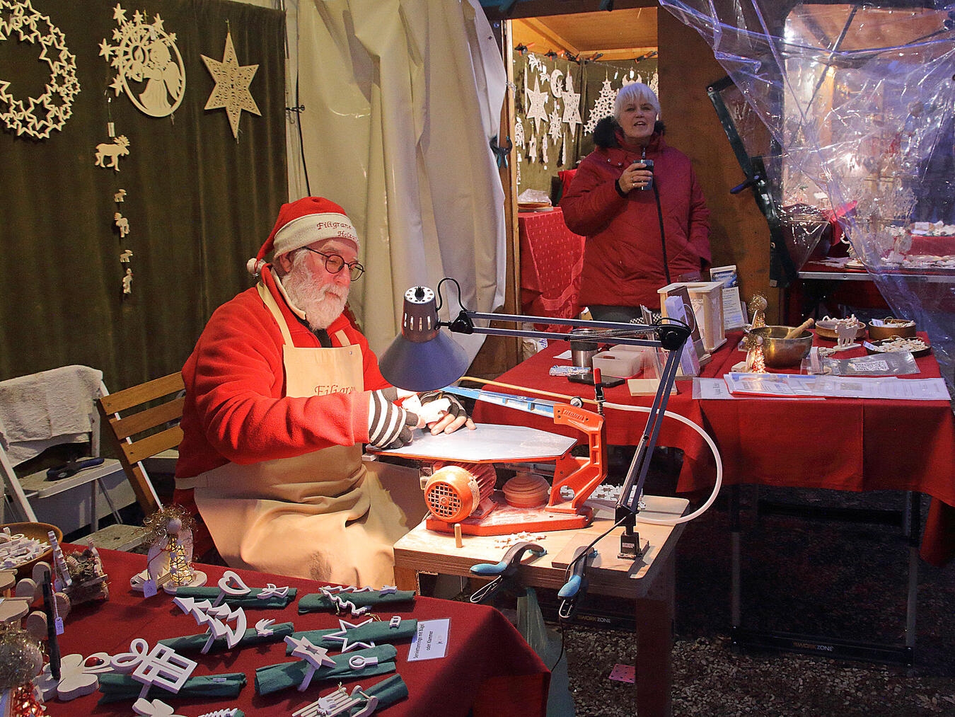 Impressionen vom Weihnachtsmarkt auf Schloss Walbeck