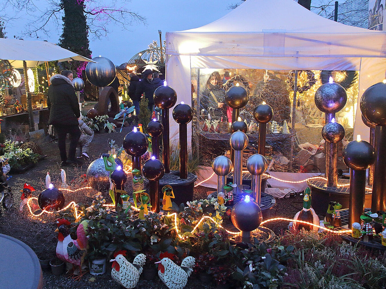 Impressionen vom Weihnachtsmarkt auf Schloss Walbeck