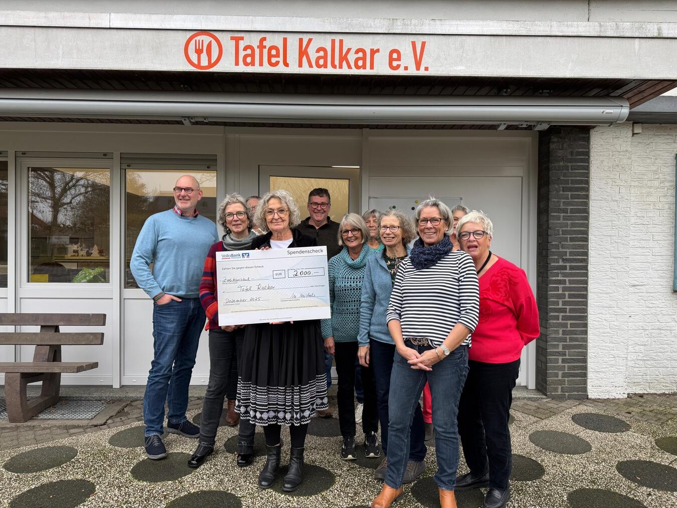 Straßenlaternen bringen Spenden für die Kalkarer Tafel 